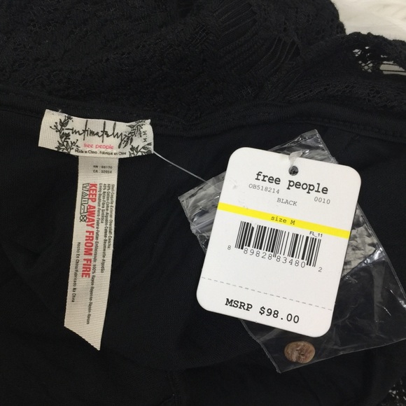 Free People Intimately Daydream Dress Black Lace - Picture 4 of 4